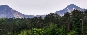 ルビ沼からの磐梯山